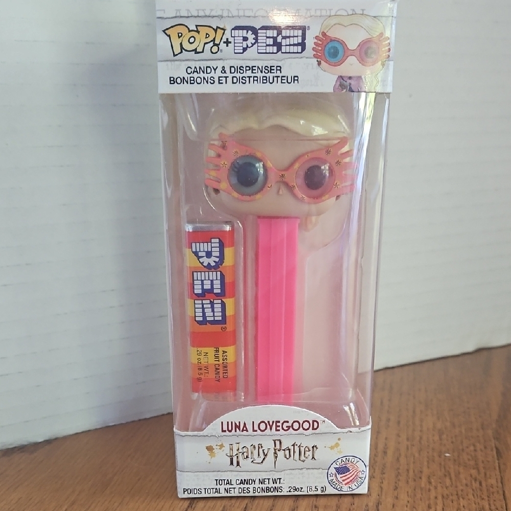 Funko Pop! PEZ Luna Lovegood Candy Dispenser - Pink and Orange